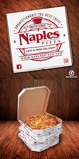 Naples Pizza Required Branding Of Their Pizza Delivery Boxes So We Created A Set Of Graphics To Wrap Around The Box Pizza Box Design Pizza Boxes Naples Pizza