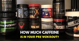 how much caffeine is in your pre