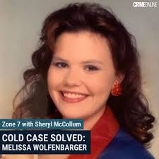 Until last week, the murder of Melissa Wolfenbarger was a cold case that  went unsolved for 25 years. We wanted to give a shoutout to  @sheryl_mac_mccollum for the work she did on