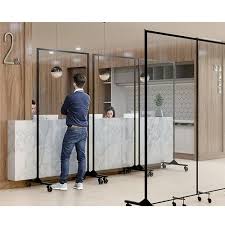 Clear Barriers For Social Distancing Sneeze Guard Safety Dividers Tablebasedepot In 2020 Office Safety Sneeze Guard Diy Room Divider