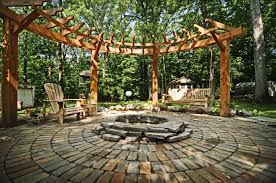 Firepit Feuerstelle Garten Steinterrassen Terassenideen