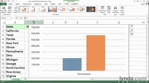 using pick list vlookup tables and charts together excel tips lynda com