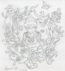 Maybe you would like to learn more about one of these? Pencil Draft For The 2017 Christmas Drawing By Squirrelhsieh On Deviantart