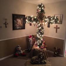 Wade Day Mobile Uploads Cross Christmas Tree Creative Christmas Trees Church Christmas Decorations