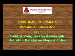 Hubungan amalan kepemimpinan instruksional pengetua dengan komitmen kerja guru sekolah menengah daerah penampang. Ppt Kepemimpinan Instruksional Pengetua Dan Guru Besar Anggerik Indigo Academia Edu