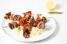 This recipe first appeared in our november 2012 issue along with jay cheshes's story couscous. Moroccan Lamb Skewers With Couscous Dropchef
