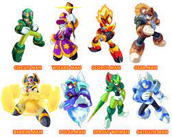 Megaman 11 Robot Masters Fan Made By Megaman 11 Mega Man Art Game Character Design
