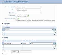 Intacct Dimensions Customer Dimension Attributes