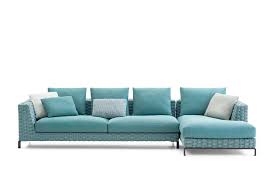 Direkte fra fabrikken ✅ køb sofa i turkis billigt her! Designwebstore Ray Outdoor Fabric Sofa Turkis Alceo