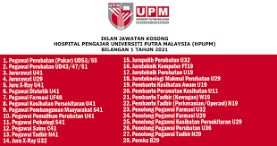 We did not find results for: Permohonan Jawatan Kosong Di Hospital Pengajar Universiti Putra Malaysia Hpupm