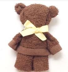 Creer Un Ourson Avec Une Serviette De Toilette Plus Pliage Serviette Serviette De Toilette Vieilles Serviettes
