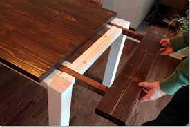 With this table both leaves are attached to the runners. Diy Farmhouse Table With Extension Leaves With Plans Sweet Tooth Sweet Life