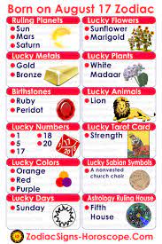 Maybe you would like to learn more about one of these? August 17 Zodiac Full Horoscope Birthday Personality Zsh