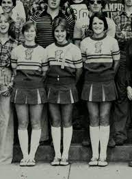 Birmingham Alabama High School 1978 Cheerleaders Texasretrocheer2 Tags White Socks High Shoes Cheerleader Cheerleading Outfits Cheerleader Girl Cheerleading