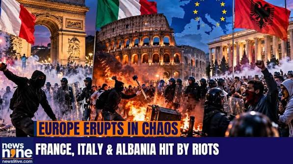 Europe Erupts: Violent Protests Rock France, Italy & Albania | News9