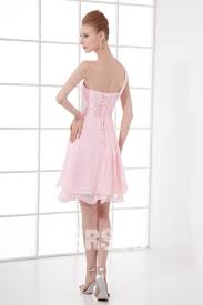 Petite Robe Rose Plissee Asymetrique Taille Empire Ornee De Strass Jmrouge Fr