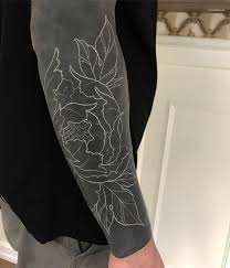 See This Instagram Photo By Jakobholst Tattoo 410 Likes Black Sleeve Tattoo White Tattoo Blackout Tattoo