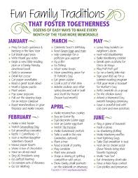 Make Every Month More Memorable How To Memorize Things Family Fun Family Traditions