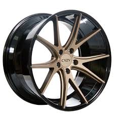 Black And Gold Rims For Trucks 20 Azad Wheels Az36 Bronze W Black Rims Deep Concave Bronze Wheels Wheel Wheel Rims