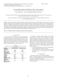 Politeknik ibrahim sultan mechanical engineering department (manufacturing) jj514 project 1 johor sls bearings (m) sdn bhd. Pdf From Palm Kernel Shell To Bio Absorbent
