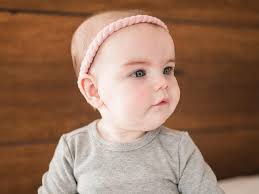 Blush Pink Infant Girl Headbands, Baby Girl Baby Shower Gift, Newborn Girl  Coming Home Outfit Accessories, Baby Sprinkle Gift, Boho Braided