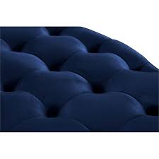 Maybe you would like to learn more about one of these? Meridian Furniture Banquet Contemporary Velvet Ottoman Bench In Navy 104navy