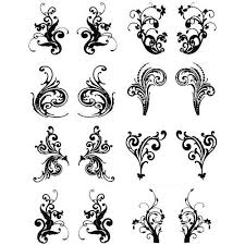 Easy Tattoo Designs Henna Look Water Transfer Tattoos Six Bold Lower Back Designs Henna Tattoo Designs Henna Tattoo Kit Henna Tattoo Temporary