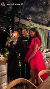 Maybe you would like to learn more about one of these? C At Kim Kanye S Christmas Eve Party Last Night Grimes