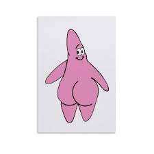 Patrick Star Ass 1 Poster Decorative Painting Canvas Wall Art Living Room  Poster Bedroom Painting 30x45cm : Amazon.de: Home & Kitchen