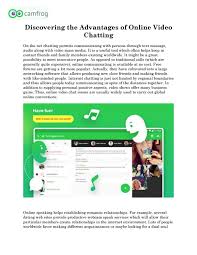 Chatki is now one of the fastest growing omegle alternatives in the world, with thousands of people online at all times of the day. Free Online Video Chat By Camfrog Issuu