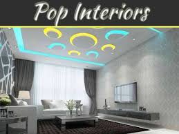 It also incorporates flush fitting and hidden lighting system. 6 Types Of False Ceilings Using Pop In Interiors My Decorative