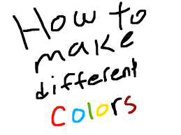 Why website colors are important. How To Make Different Colors Mc Draws Folioscope