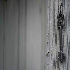 A key, especially to an outside door. Latchkey Child Nheg Blog