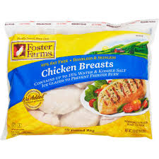 My local costco had the following varieties: Foster Farms Chicken Breasts Boneless Skinless 10 Lbs