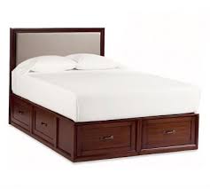 And sure this queen platform bed with drawers plans free post make you know more even if you are a beginner in this field. Stratton Storage Platform Bed Amp Montgomery Headboard Drawers Brushed Fog Full Queen Pottery Barn