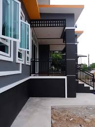 บ านช นเด ยวหล งคาเพ งหมาแหงน พ นท ใช สร อย 98 ตรม งบก อสร าง 850 000 บาท ร ปแบบบ าน ส ทาบ านภายนอก แบบบ านโมเด ร น