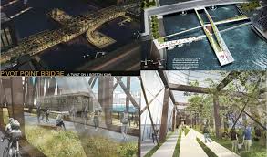Tyler the term irish bridge is a poor joke as it's not really a bridge it's a type of ford made out of pipes some sort of filling. Boston Society Of Architects Announces Northern Avenue Bridge Ideas Competition Winners Archdaily