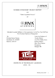 Talent Acquisition Performance At Jiva Ayurveda