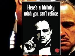 The Godfather Film Birthday Card