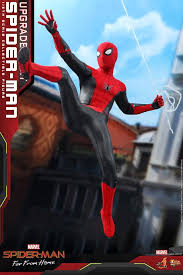 Hot Toys 1 6th Scale Spider Man Upgraded Suit Spider Man Far From Home Spiderman Hot Toys Comic Books Illustration