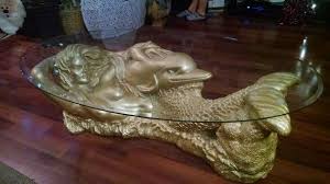 Mermaid Table With Glass Top Mermaid Home Decor Decor Home Decor