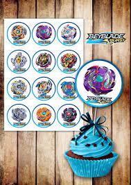 Digital All Files Are Downloadable No Physical Items Are Shipped Great Quality A4 Pdf F Beyblade Birthday Party Beyblade Birthday Birthday Party Printables