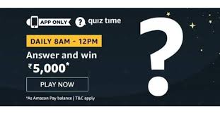 In this quiz, you will find fresh and interesting random trivia questions and answers, and you will … November 16 Amazon Quiz Participate To Win Rs 5 000 Amazon Pay Balance