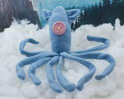 Cat Eared Squid Stuffed Toy Inspired By Coraline The Movie Plush Toy Coraline Coraline Doll Toys