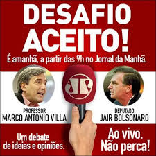 Marco Antonio Villa X Jair Bolsonaro Debate Acontece No Jornal Da Manha Jovem Pan Marco Antonio Villa Marco Antonio Desafio Aceito