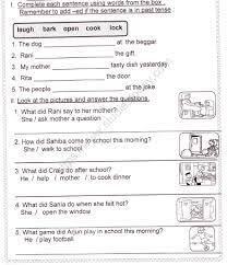 cbse class 1 english grammar and vocabulary worksheet set c practice worksheet for english