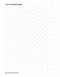 printable math charts isometric graph paper pdfs