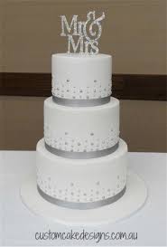 Mr Mrs Wedding Cake Silver Wedding Cake Simple Wedding Cake Wedding Cake Toppers