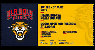 2 bulan tau pelakon 'ola bola' kena buat latihan bola sepak & lakonan! Malaysia Truly Asia On Twitter Ola Bola The Musical Is Back Catch Olabola The Musical Returns At Istana Budaya Beginning 18th February Till 3rd March 2019 For Information Visit Https T Co Ps73oel5jk Olabolathemusical Istanabudaya