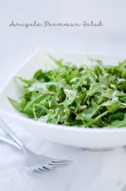 Arugula Parmesan Salad With Simple Lemon Vinaigrette Parmesan Salad Recipes Food